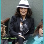 Salma Hayek: French Open Salma Hayek: French Open