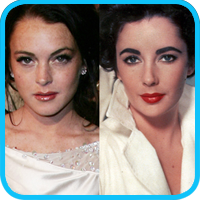 Lindsay Lohan - Elizabeth Taylor